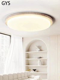 Plafonnier LED Japonais en Pierre de Grotte - Style Wabi-Sabi | Marco Lucetti