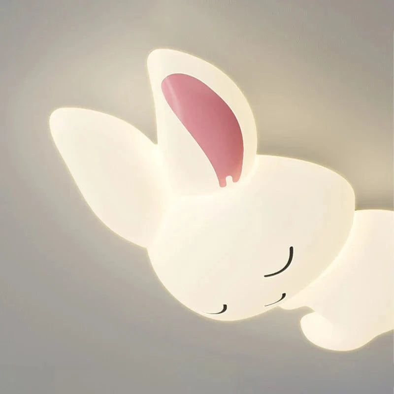 Plafonnier LED Lapin Blanc pour Chambre d'Enfant Princesses | Marco Lucetti