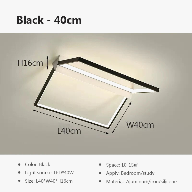 Plafonnier LED Déco Intérieure Ligne Lumineuse