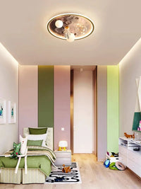 Plafonnier LED Lune Enfants - Edition spéciale Dessin Animé | Marco Lucetti