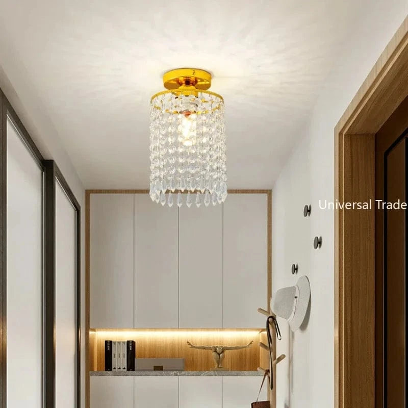 Plafonnier LED Luxe en Cristal K9 avec Structure en Acier Inoxydable | Marco Lucetti Titre par défaut