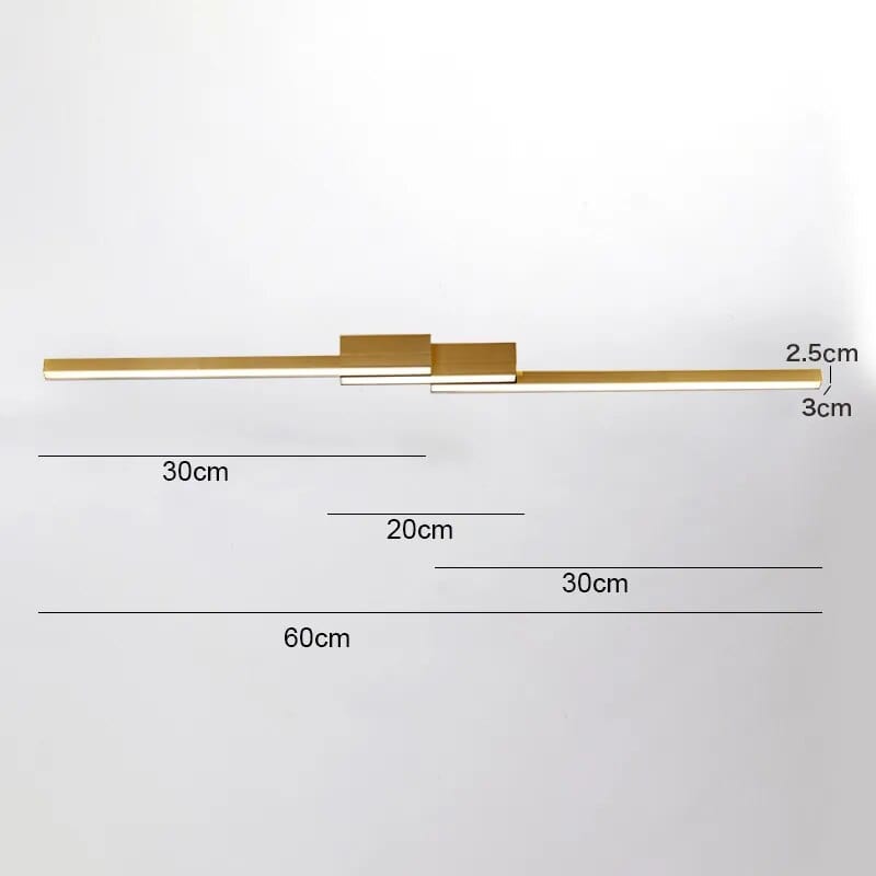 Plafonnier LED Luxe pour Chambre | Marco Lucetti Un Style 60cm Or / Avec télécommande