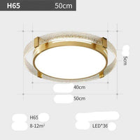 Plafonnier LED Luxury Circle | Marco Lucetti 50 x 5cm / Froide