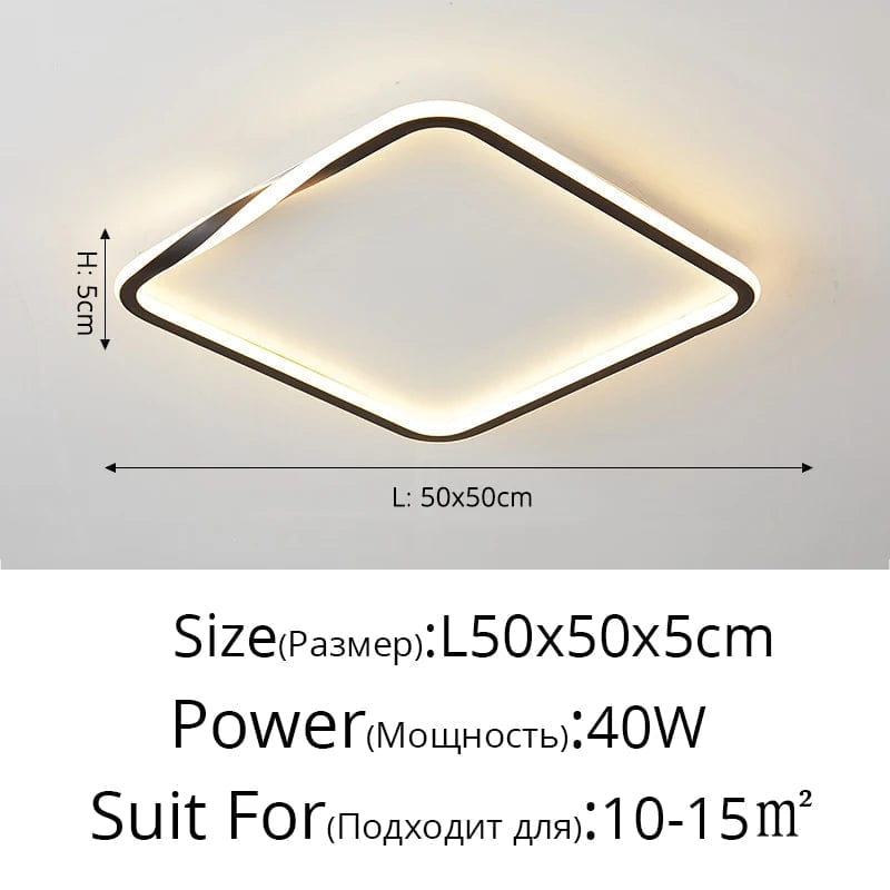 Plafonnier LED Meteor : l'éclairage intérieur moderne. | Marco Lucetti