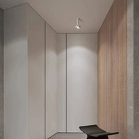 Plafonnier LED Minimaliste Blanc/Noir - Lumi'Clean | Marco Lucetti