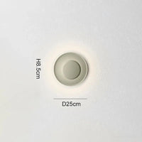 Plafonnier LED Minimaliste Nordique Moderne - Élégance Lumineuse | Marco Lucetti Vert clair 25cm / Lumière neutre 4500k