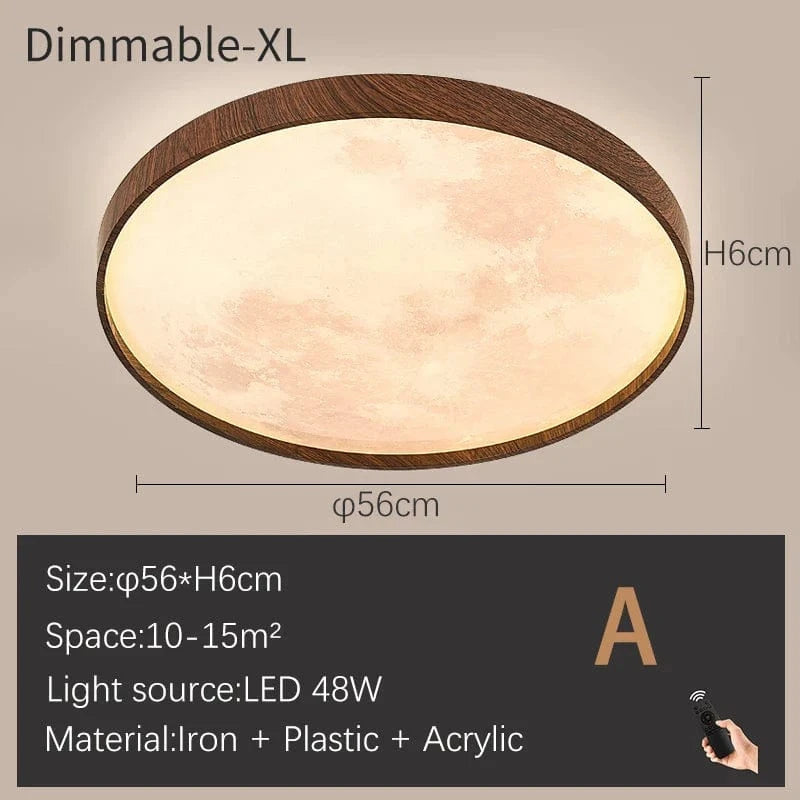 Plafonnier LED Moderne à Intensité Réglable. | Marco Lucetti A 56CM à intensité variable