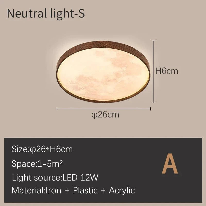 Plafonnier LED Moderne à Intensité Réglable. | Marco Lucetti A lumière neutre de 26CM