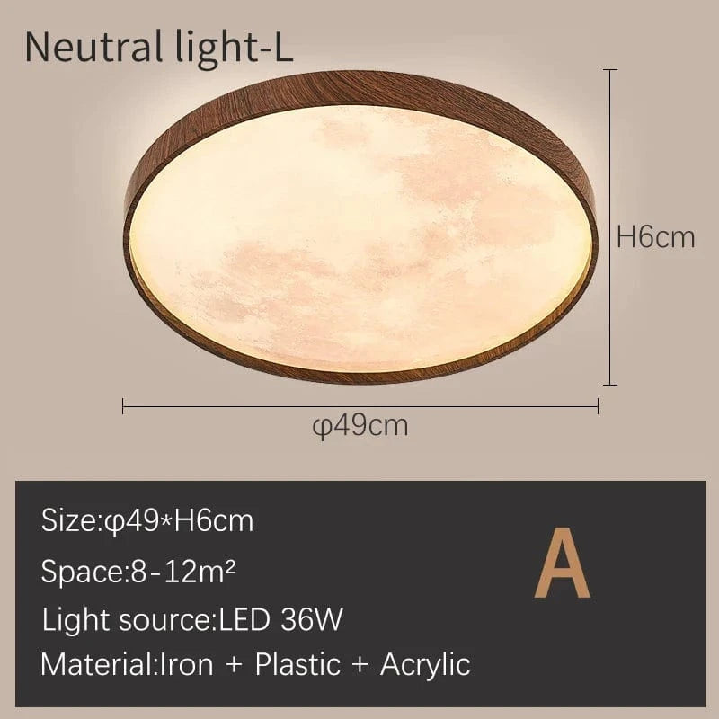 Plafonnier LED Moderne à Intensité Réglable. | Marco Lucetti A lumière neutre de 49CM