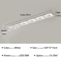 Plafonnier LED moderne avec projecteur décoratif Lumisure | Marco Lucetti Type B 120 cm