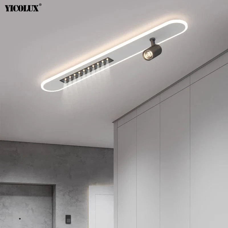 Plafonnier LED moderne avec spots gradation - Maison Intérieur | Marco Lucetti