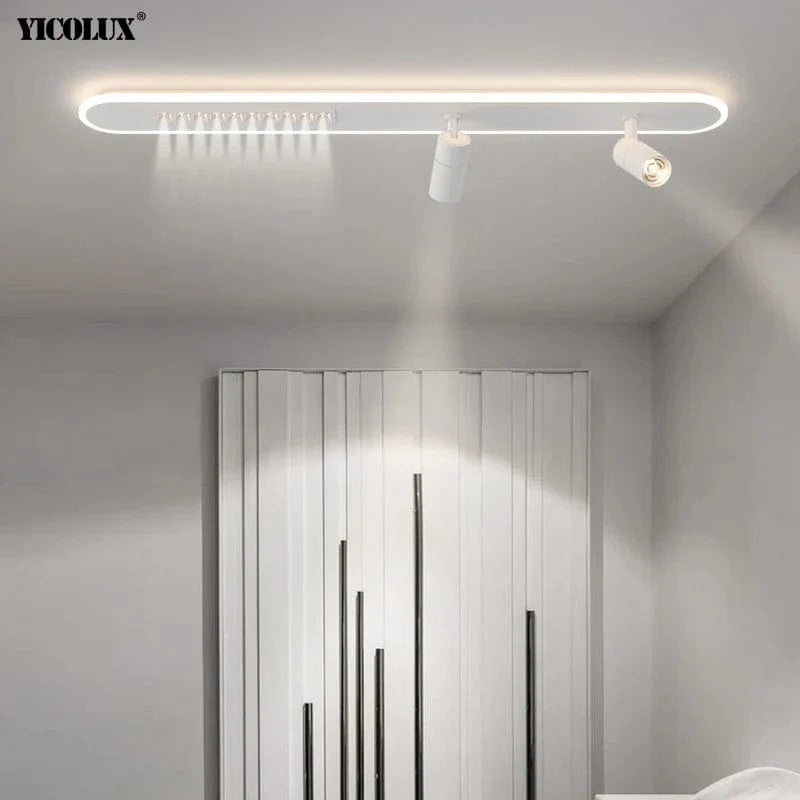 Plafonnier LED moderne avec spots gradation - Maison Intérieur | Marco Lucetti