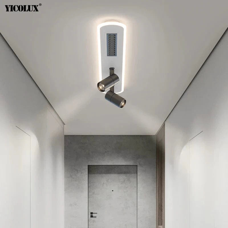 Plafonnier LED moderne avec spots gradation - Maison Intérieur | Marco Lucetti