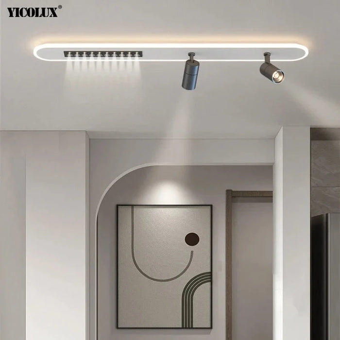 Plafonnier LED moderne avec spots gradation - Maison Intérieur | Marco Lucetti