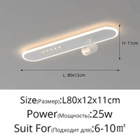 Plafonnier LED moderne avec spots gradation - Maison Intérieur | Marco Lucetti Blanc 80cm / Blanc froid Pas de télécommande