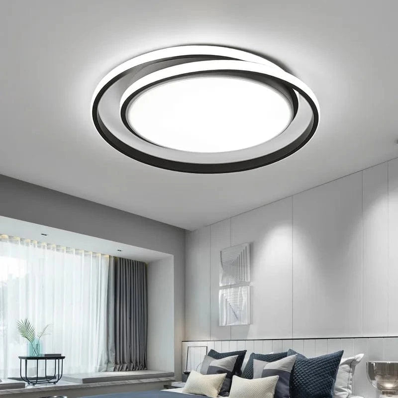 Plafonnier LED moderne avec télécommande - Design épuré | Marco Lucetti