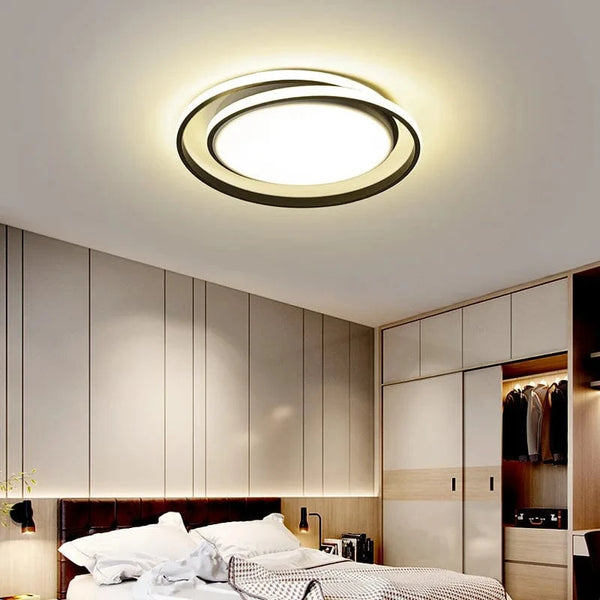 Plafonnier LED moderne avec télécommande - Design épuré | Marco Lucetti