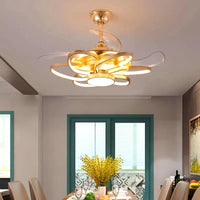 Plafonnier LED moderne avec ventilateur de plafond sans pales - Design innovant | Marco Lucetti