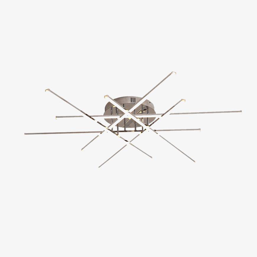 Plafonnier LED Chromé Flush