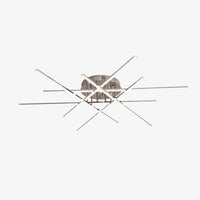 Plafonnier LED Chromé Flush