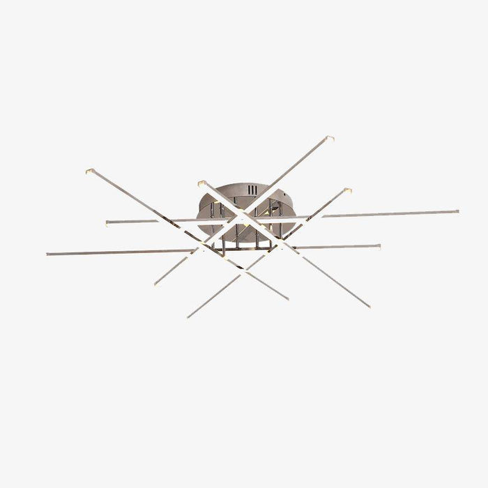 Plafonnier LED Chromé Flush