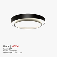 Plafonnier LED moderne circulaire avec télécommande - Marque XYZ | Marco Lucetti