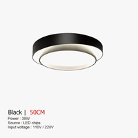 Plafonnier LED moderne circulaire avec télécommande - Marque XYZ | Marco Lucetti