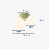 Plafonnier LED Moderne Crème - Vent Simple | Marco Lucetti