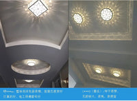 Plafonnier LED moderne en cristal pour un éclairage intérieur sophistiqué