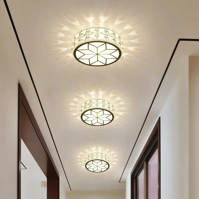 Plafonnier LED moderne en cristal pour un éclairage intérieur sophistiqué | Marco Lucetti