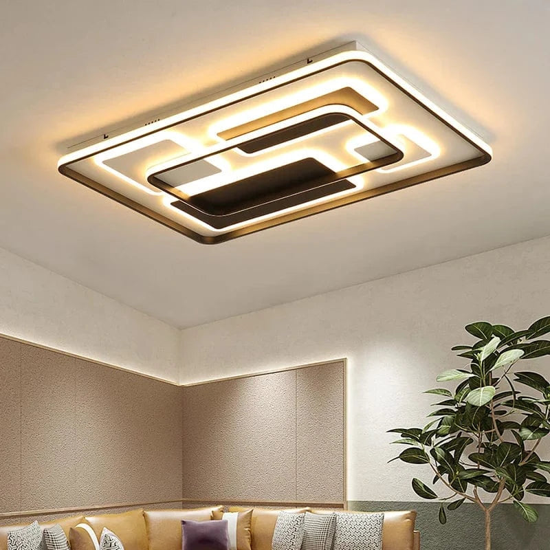 Plafonnier LED Moderne en Fer Forgé Acrylique - Décoration Intérieure de Luxe | Marco Lucetti