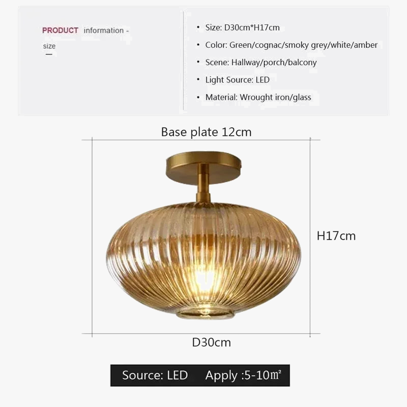 Plafonnier LED de Luxe en Verre Moderne pour Décoration Épurée