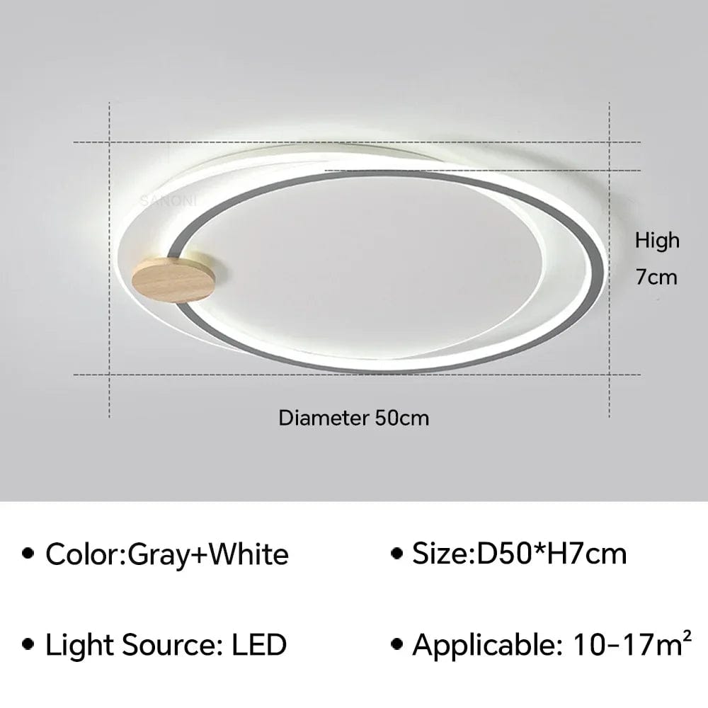 Plafonnier LED moderne et minimaliste pour décoration intérieure | Marco Lucetti