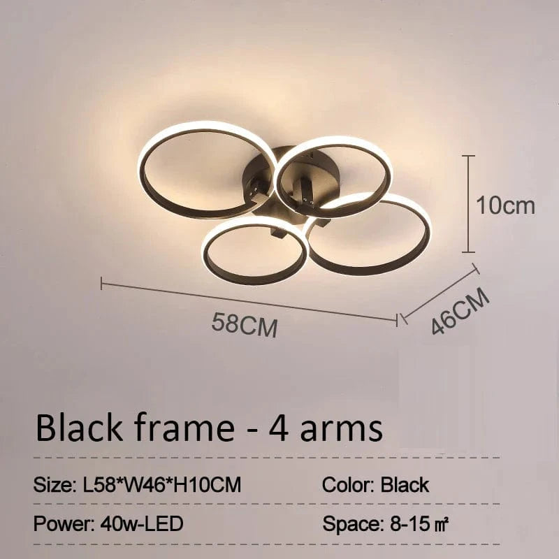 Plafonnier LED Moderne - Intérieur | Marco Lucetti Gris clair / Blanc chaud