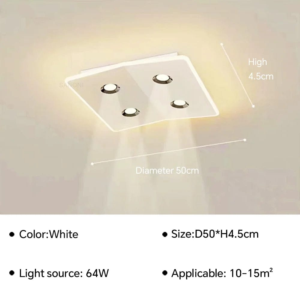 Plafonnier LED moderne - Luminance pour maison et balcon | Marco Lucetti