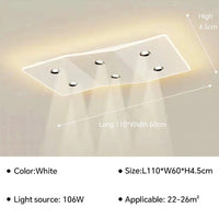 Plafonnier LED moderne - Luminance pour maison et balcon | Marco Lucetti