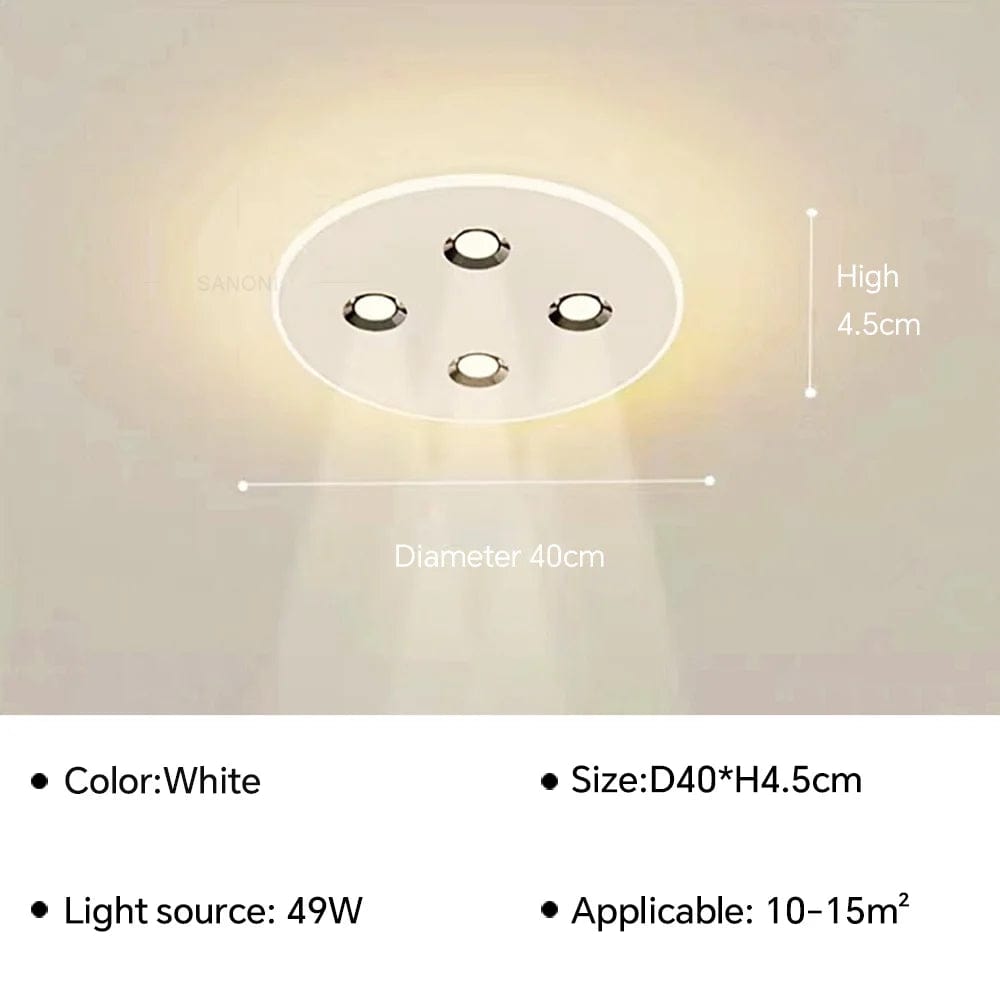 Plafonnier LED moderne - Luminance pour maison et balcon | Marco Lucetti