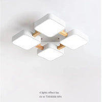 Plafonnier LED Moderne | Marco Lucetti 4 têtes blanches