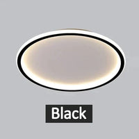 Plafonnier LED Moderne | Marco Lucetti 8166 noir 30cm