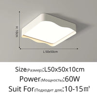 Plafonnier LED moderne minimaliste - Économie d'énergie et protection des yeux | Marco Lucetti