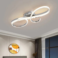 plafonnier LED moderne plaqué pour salon, chambre, couloir, foyer, salle d'étude - Lustres de plafond intérieur pour la maison | Marco Lucetti