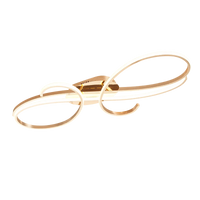 plafonnier LED moderne plaqué pour salon, chambre, couloir, foyer, salle d'étude - Lustres de plafond intérieur pour la maison | Marco Lucetti