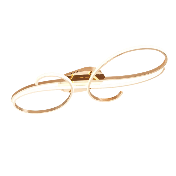 plafonnier LED moderne plaqué pour salon, chambre, couloir, foyer, salle d'étude - Lustres de plafond intérieur pour la maison | Marco Lucetti