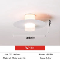 Plafonnier LED moderne pour allée, couloir et salon - Éclairage élégant et contemporain | Marco Lucetti