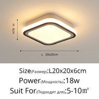 Plafonnier LED moderne pour intérieur nordique - Luminaire élégant | Marco Lucetti