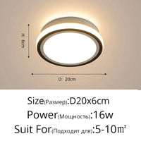 Plafonnier LED moderne pour intérieur nordique - Luminaire élégant | Marco Lucetti