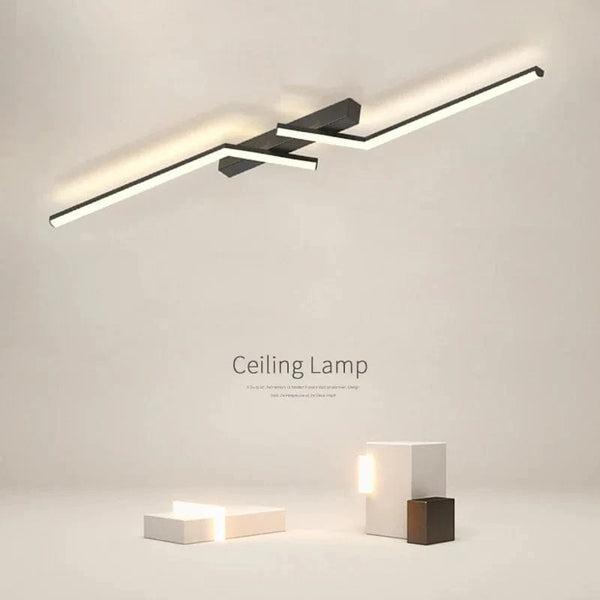 Plafonnier LED Moderne pour Salon, Salle À Manger, Chambre Principale et Bureau - Or et Noir | Marco Lucetti