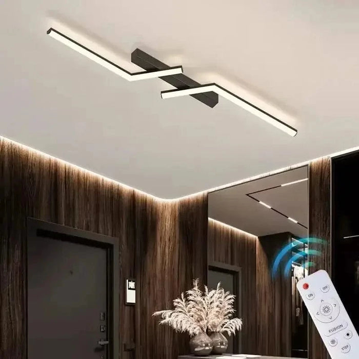 Plafonnier LED Moderne pour Salon, Salle À Manger, Chambre Principale et Bureau - Or et Noir | Marco Lucetti