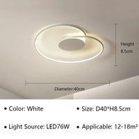 Plafonnier LED Moderne pour Salon, Salle à Manger et Chambre | Marco Lucetti