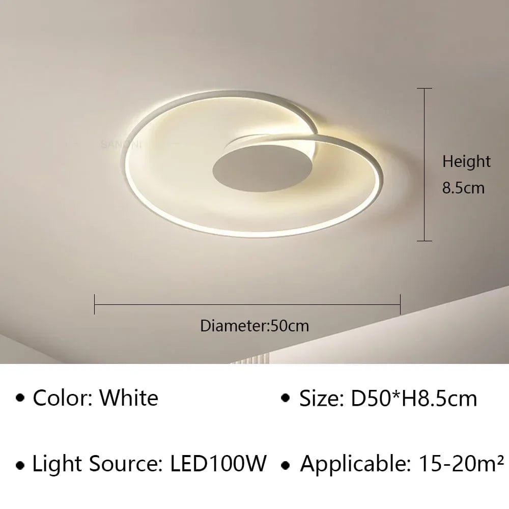 Plafonnier LED Moderne pour Salon, Salle à Manger et Chambre | Marco Lucetti